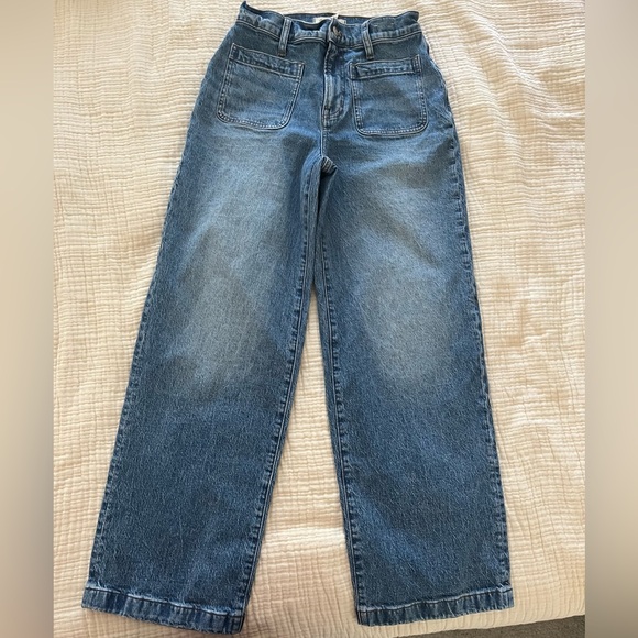 Madewell Denim - MADEWELL “The Perfect Vintsge” Wide Leg Jeans w/patch pocket